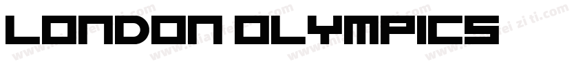 london olympics 2012字体转换